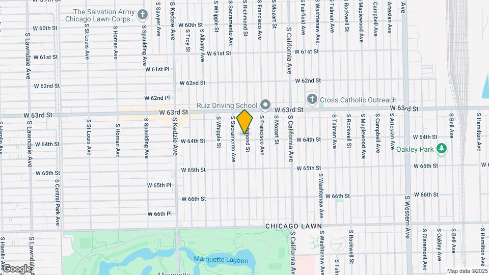 6354-6358 S Richmond St Mapa y Detalles de la Ubicación