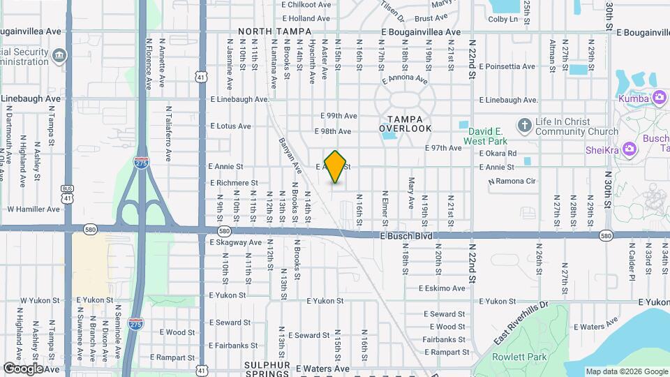 1502 E Sewaha St Map and Location Details