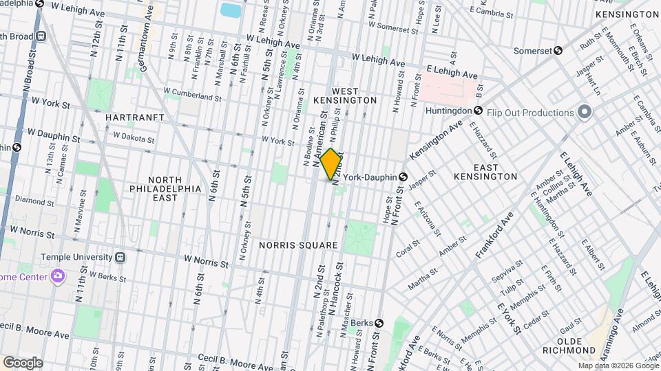 2262 N 2nd St Map and Location Details