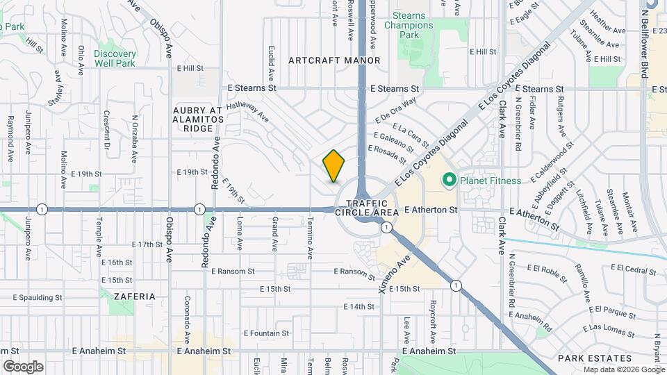 4138 Hathaway Ave Map and Location Details