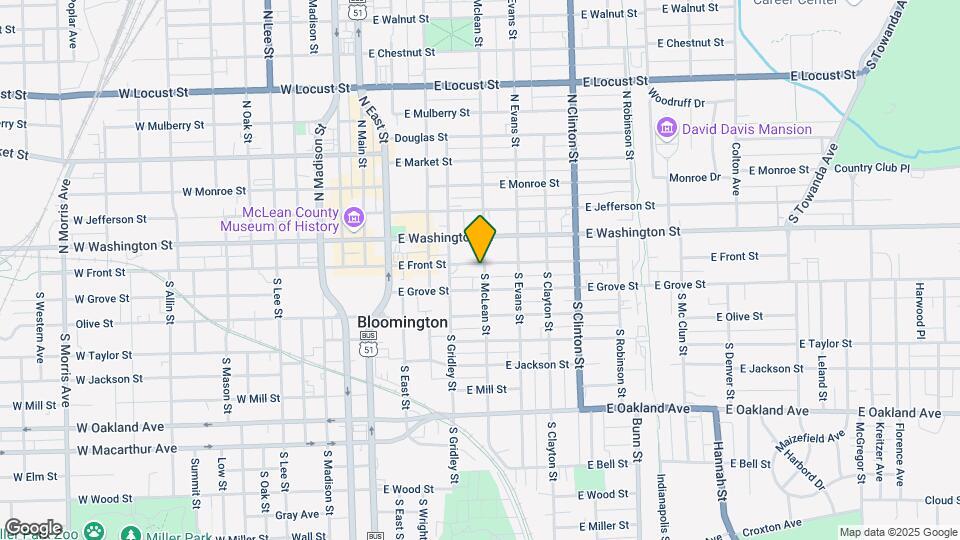 101 S McLean St Map and Location Details