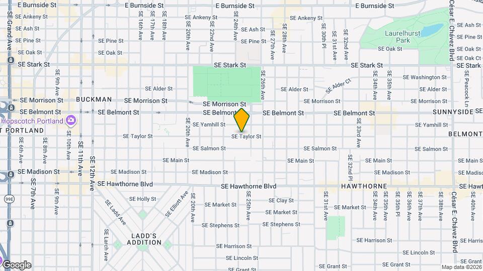 2423 SE Taylor St Map and Location Details