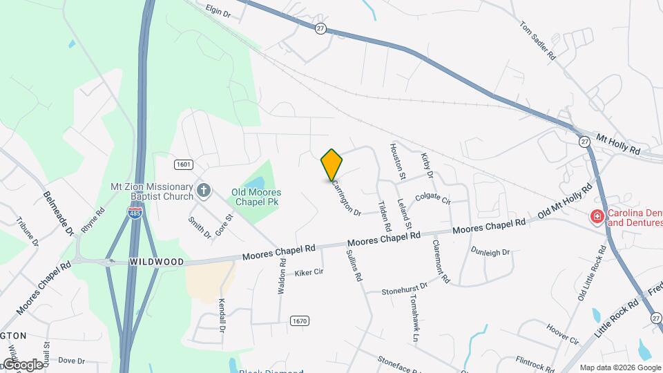 800 Carrington Dr Map and Location Details