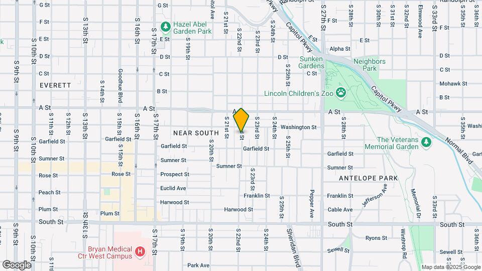 1529 South St Mapa y Detalles de la Ubicación