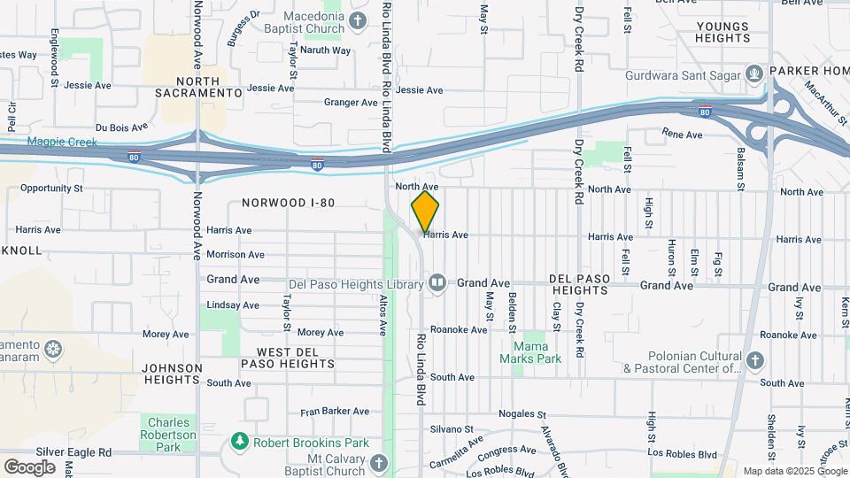 900 Harris Ave Map and Location Details