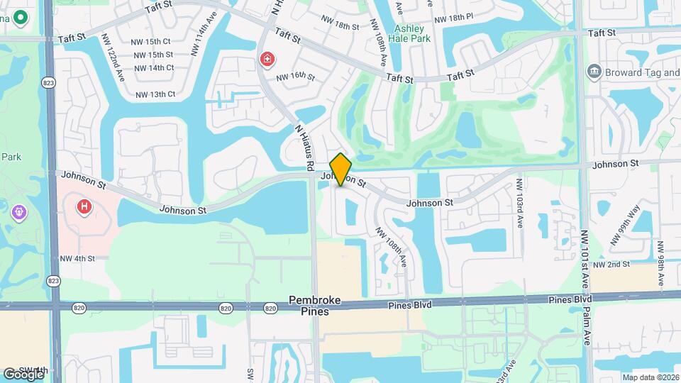 10886 NW 8th St Map and Location Details