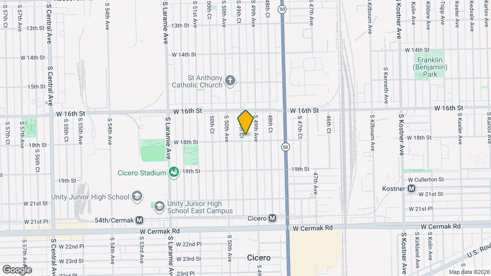 4914 W 18th St, Unit 5 Map and Location Details