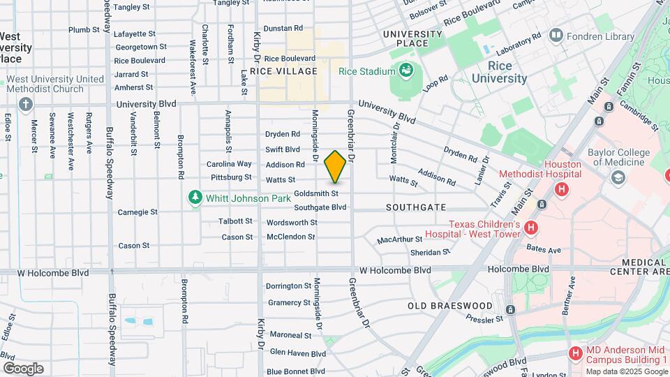 2324 Goldsmith St Map and Location Details