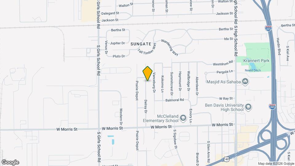 809 Delray Dr Map and Location Details