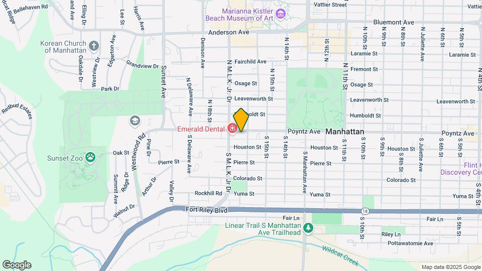 1609 Poyntz Ave Map and Location Details