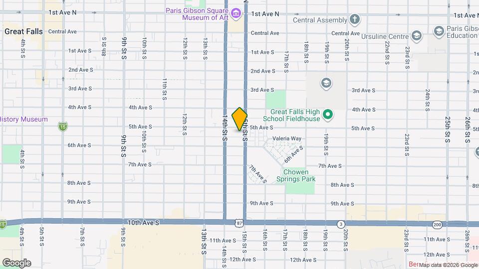 1424 5th Ave S Map and Location Details