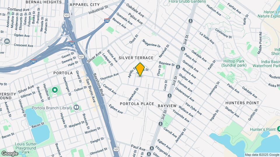 2-unit at Silver Terrace with Great Potential Map and Location Details