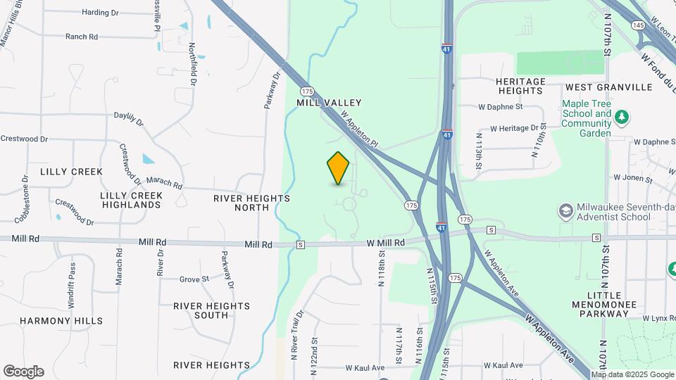 11958 W Mill Rd Map and Location Details