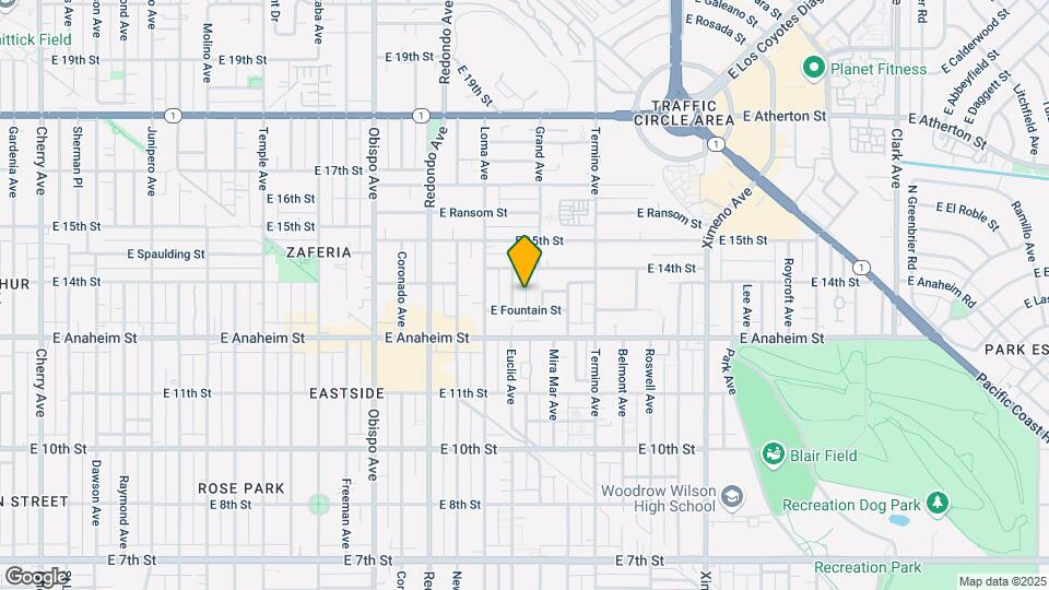 1360 Euclid Ave Map and Location Details