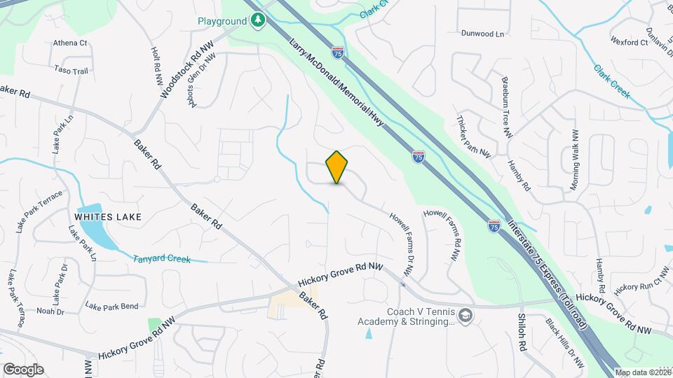 4649 Howell Farms Dr NW Map and Location Details