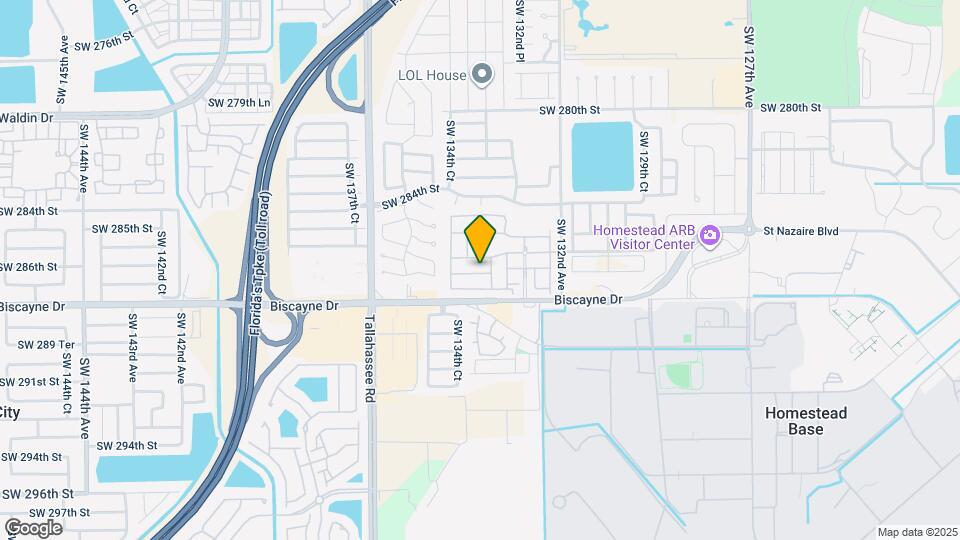 13371 SW 287th St Map and Location Details
