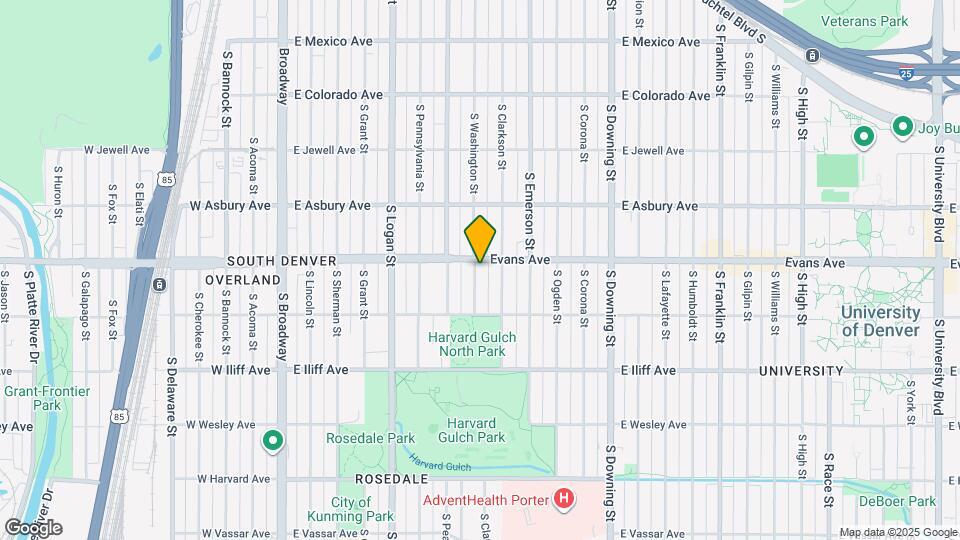 2114 S Washington St Map and Location Details