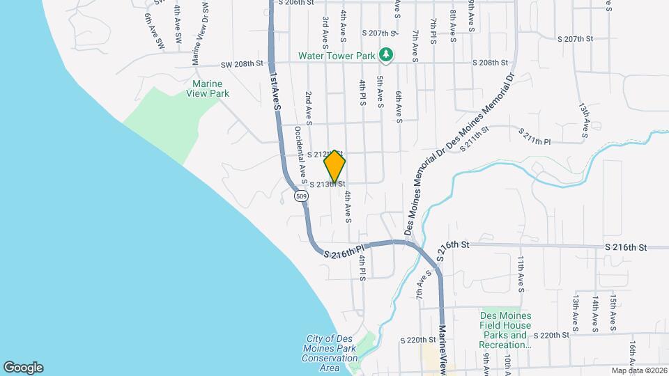 21304 3rd Ave S Map and Location Details