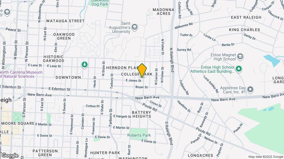 1517 E Jones St Mapa y Detalles de la Ubicación