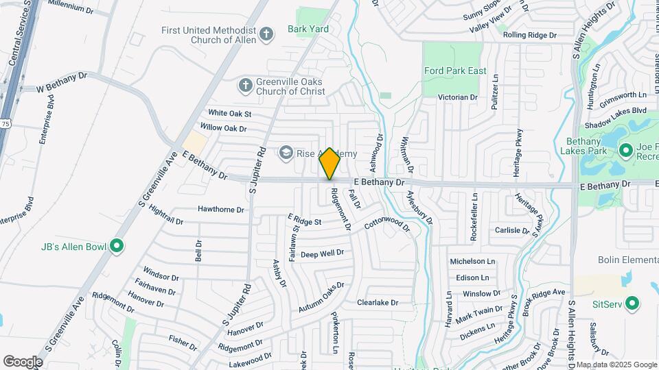 800 Ridgemont Dr Map and Location Details