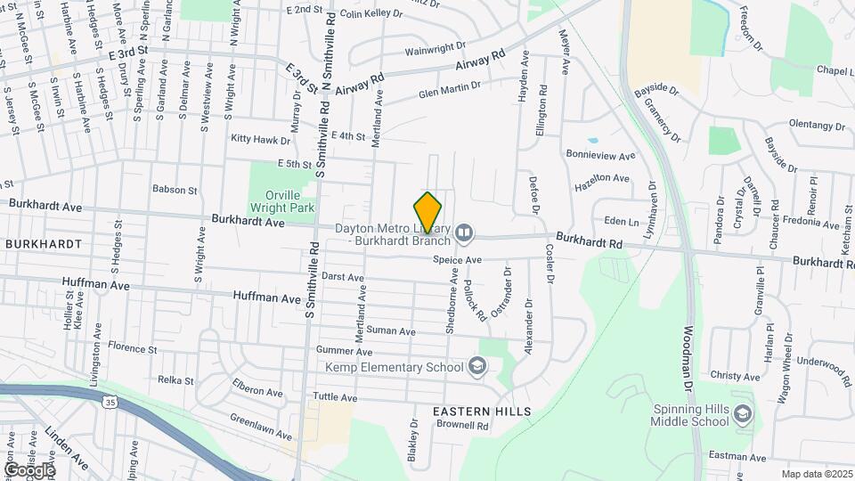 4644 Burkhardt Ave Map and Location Details