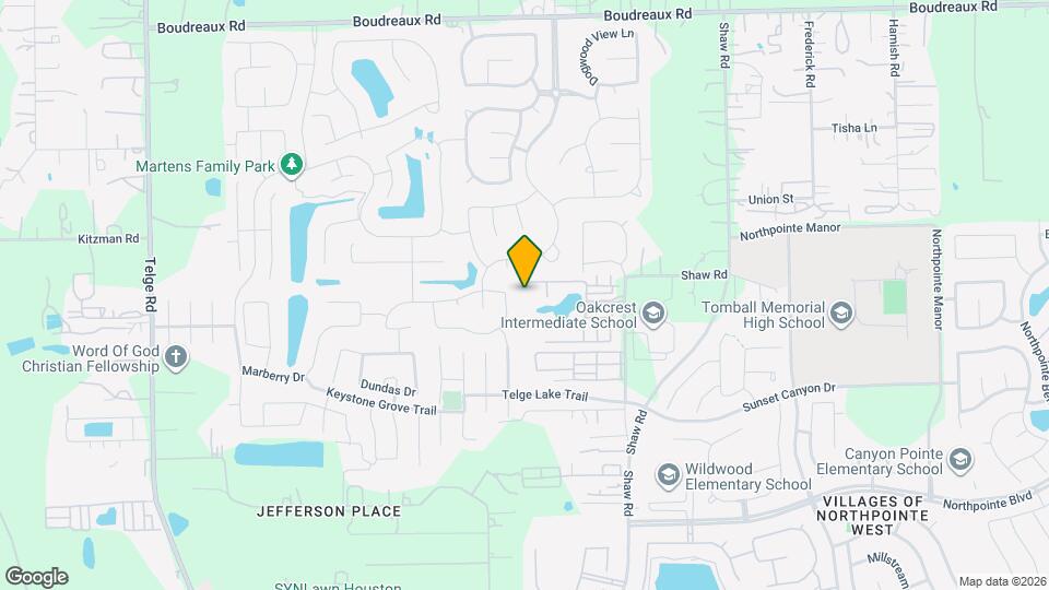 15106 Wildflower Breeze Ln Map and Location Details
