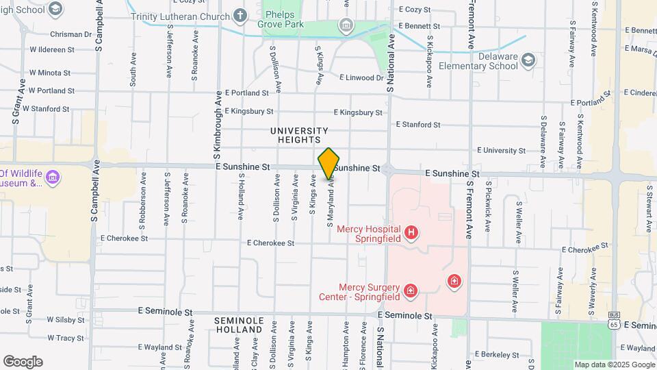 1827 S Maryland Ave Map and Location Details