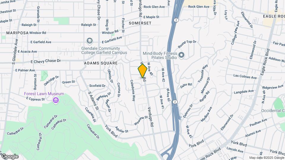 Charming Duplex in Glassell Park Map and Location Details