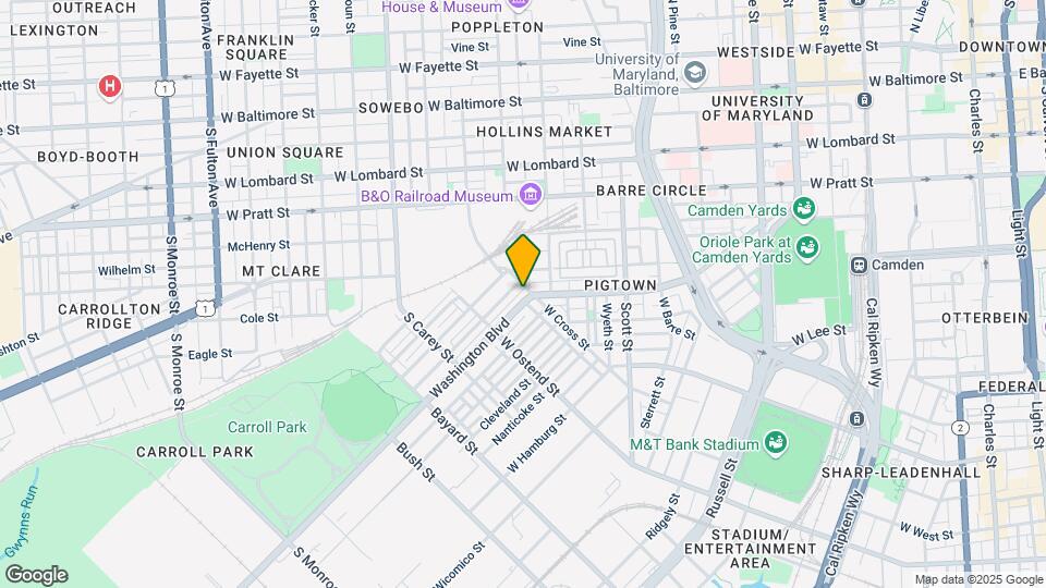 1104 Washington Blvd Map and Location Details