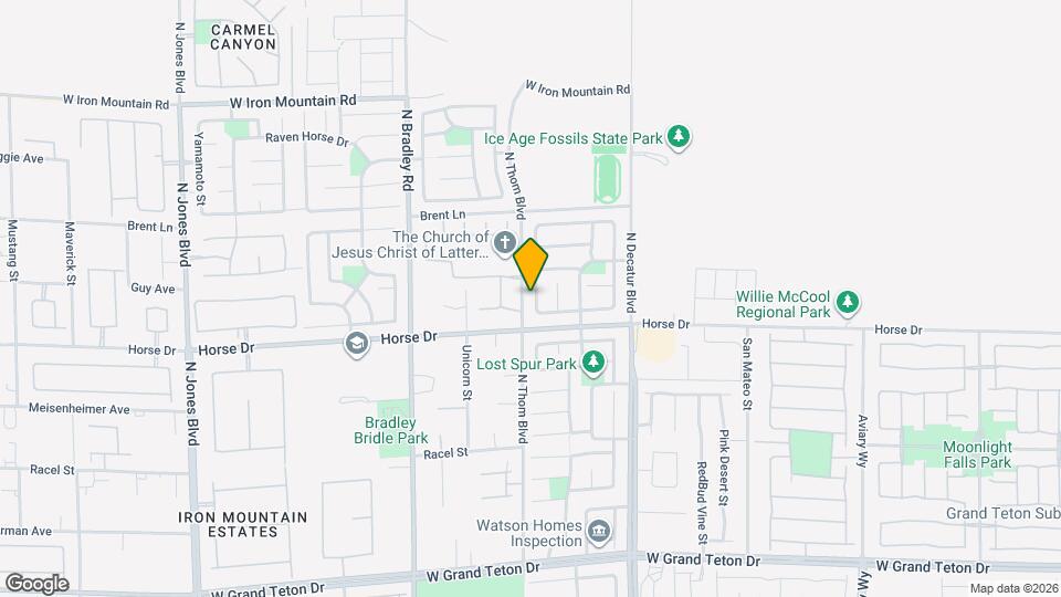 8417 Warthen Meadows St Mapa y Detalles de la Ubicación