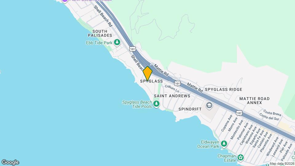2660 Spyglass Dr Map and Location Details
