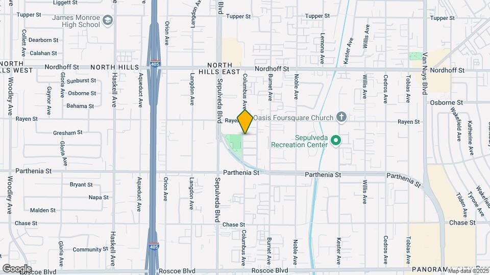 15258 Gresham St Map and Location Details