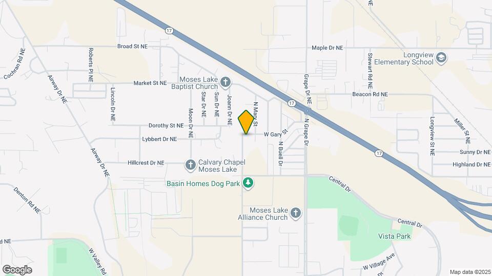 1213 W Gary St Mapa y Detalles de la Ubicación