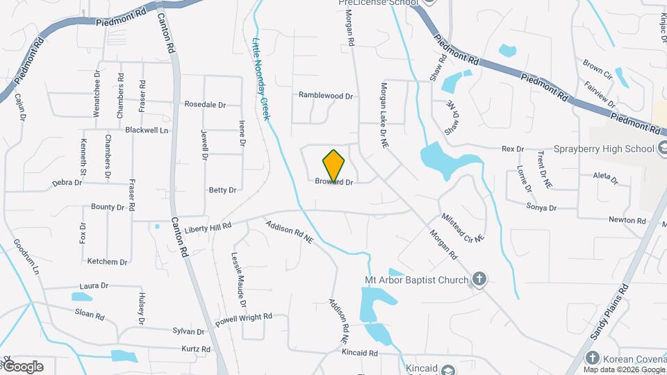 2417 Broward Dr Map and Location Details