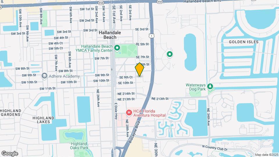 400 SE 9th Ct Map and Location Details