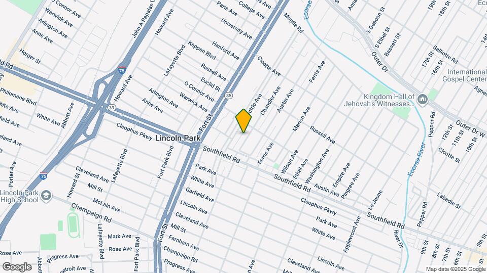 1662 Chandler Ave Map and Location Details