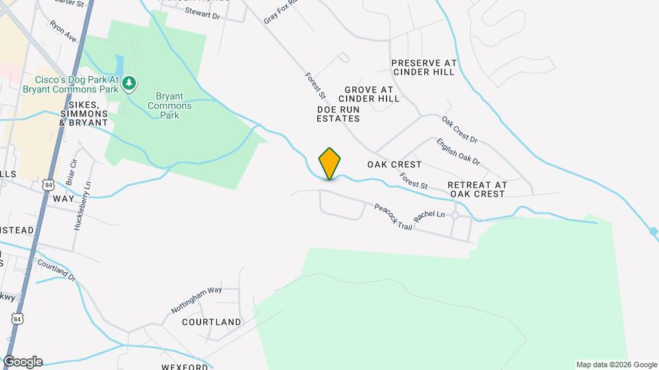 1256 Peacock Trail Map and Location Details