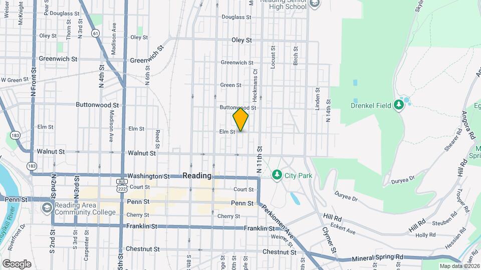 245 N 10th St Map and Location Details