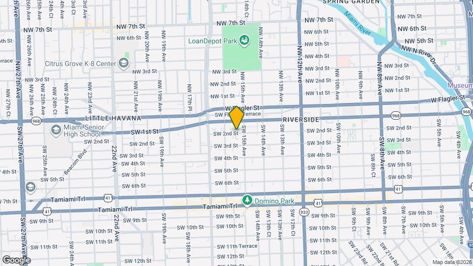 1529 SW 2nd St Mapa y Detalles de la Ubicación