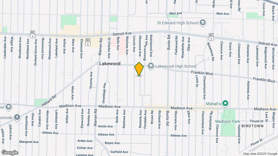 1578 Olivewood Ave Map and Location Details