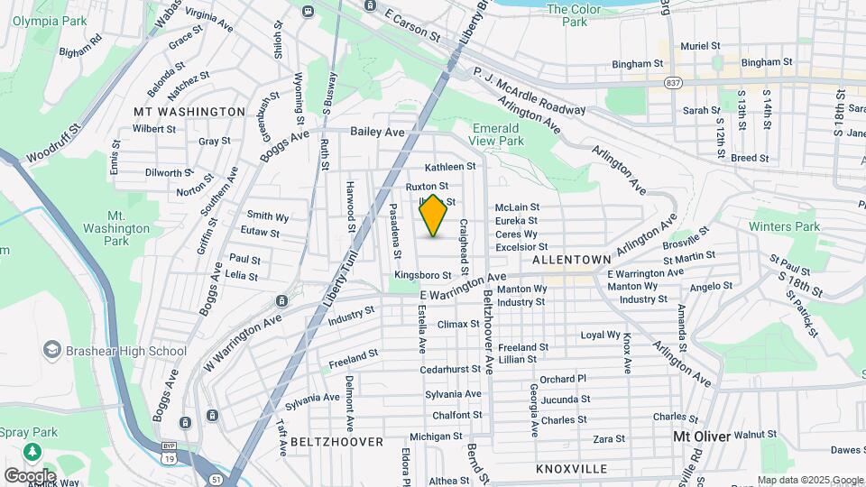 416 Winton St Map and Location Details