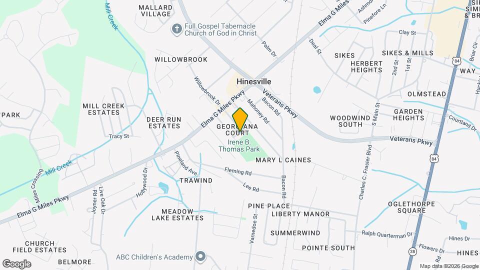 814 Lesa St Map and Location Details