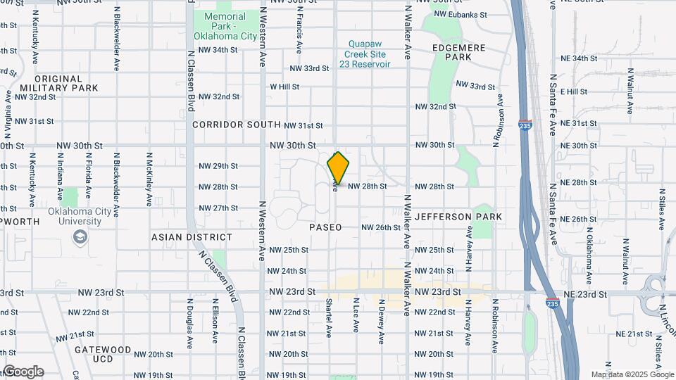 726 NW 28th St Map and Location Details