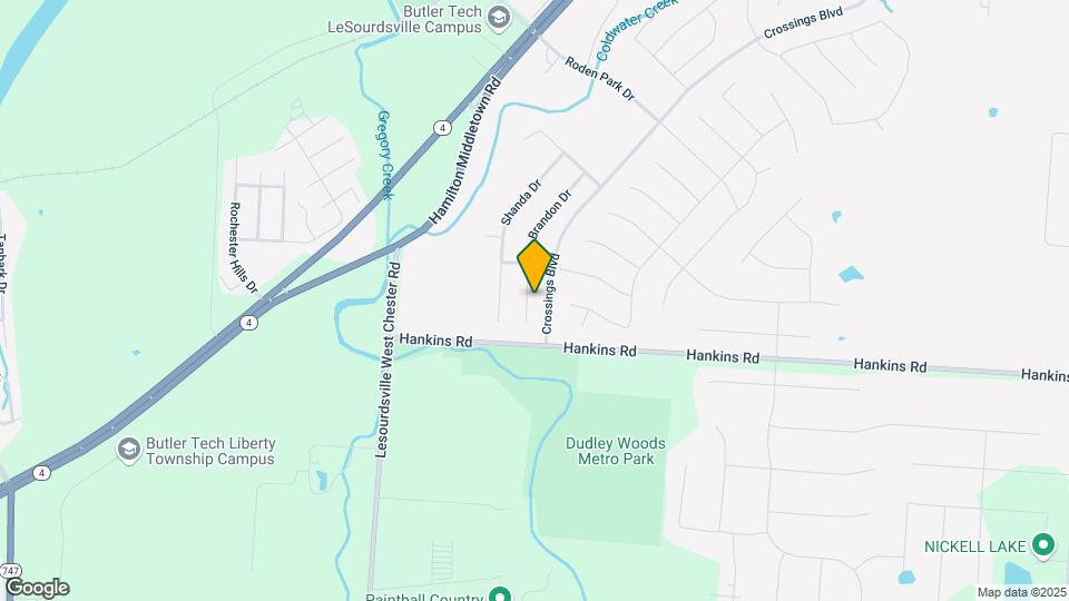420 Brandon Dr Map and Location Details