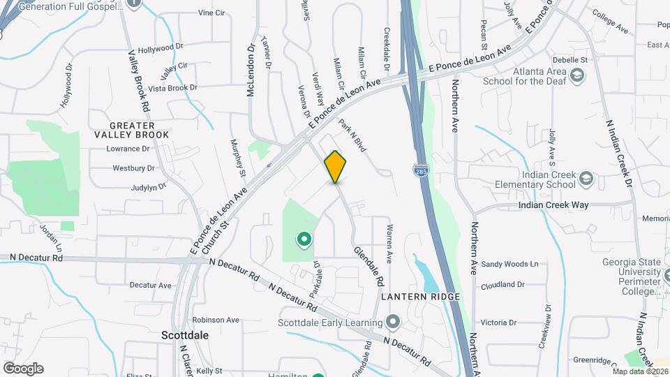 722 Glendale Rd Map and Location Details