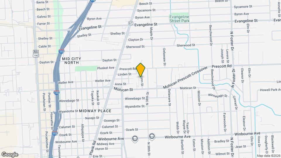 3993 Lynn St Map and Location Details