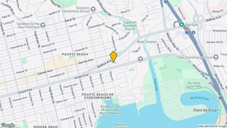 2236 Grand Ave Map and Location Details