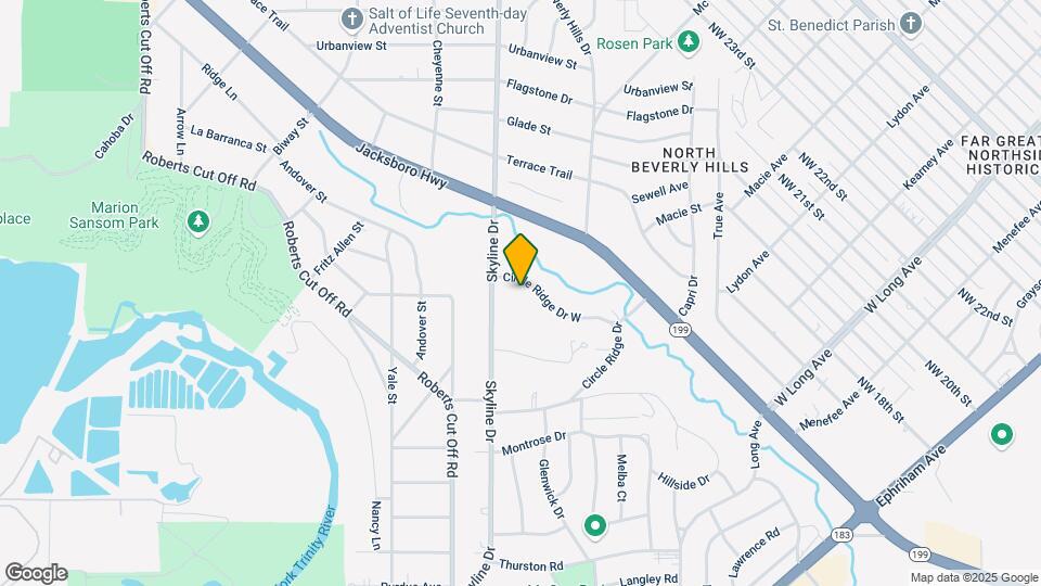 5105 Circle Ridge Dr W Map and Location Details