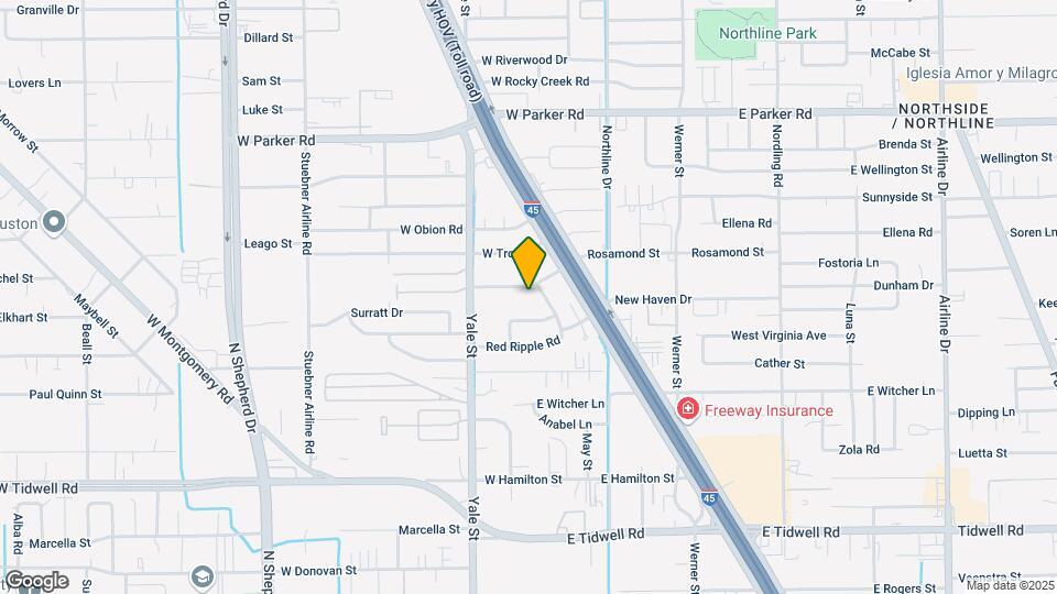 201 W Rosamond St Map and Location Details