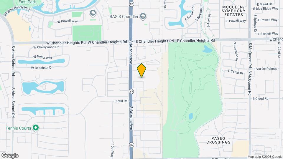 132 E Teakwood Dr Map and Location Details